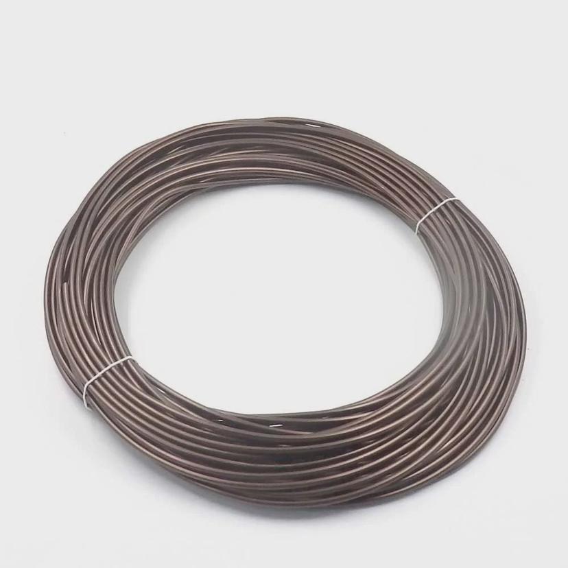 2mm 갈색 연질 분재 철사 와이어 1kg 1롤 원예용
