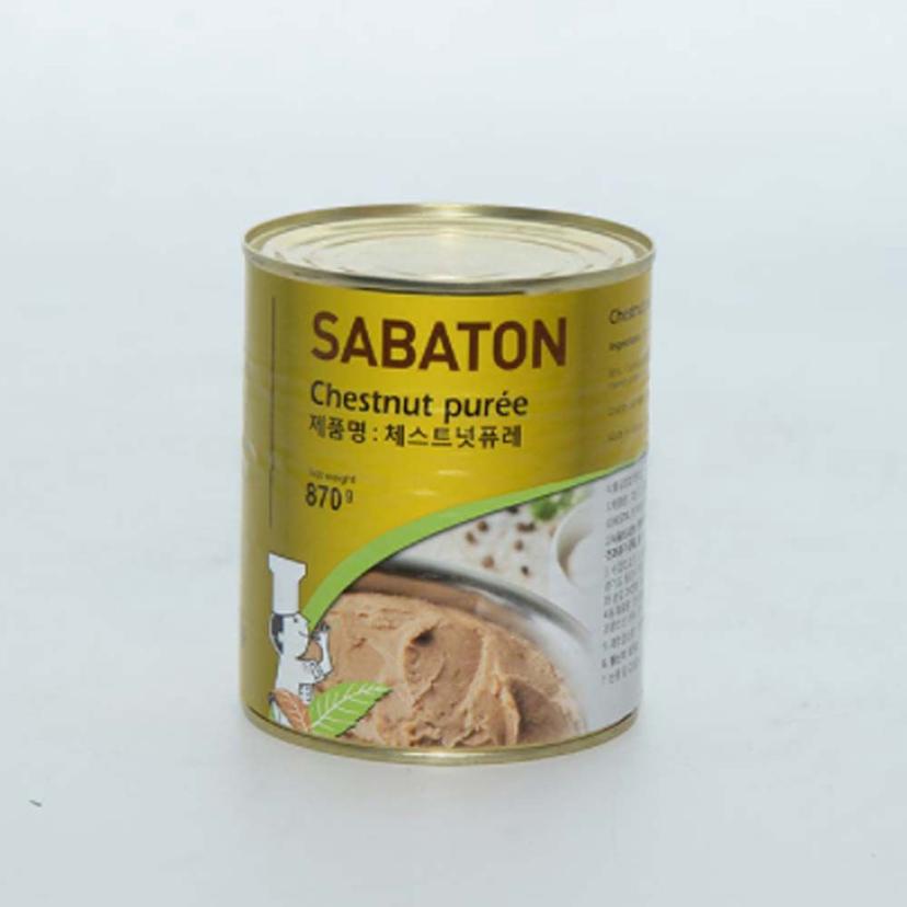 사바톤 밤퓨레 870g 체스트넛 퓨레 제과 제빵 재료