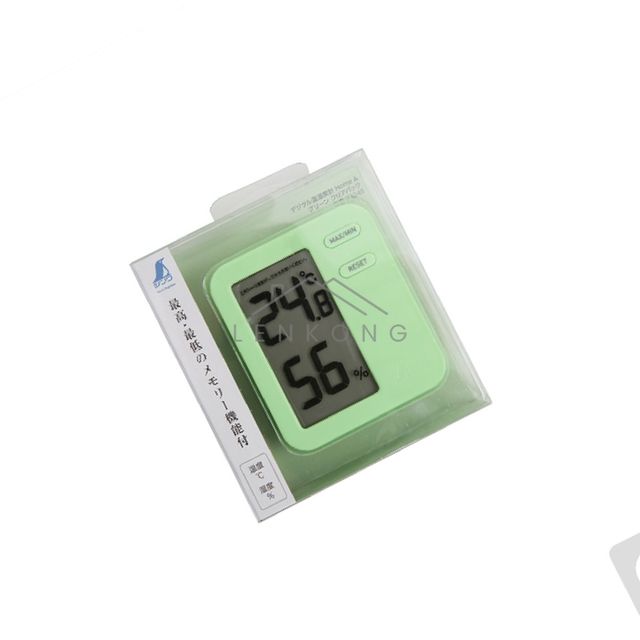 디지털온습도계 가정용온도습도계 S 73049 디지털미니온습도계 그린 1EA