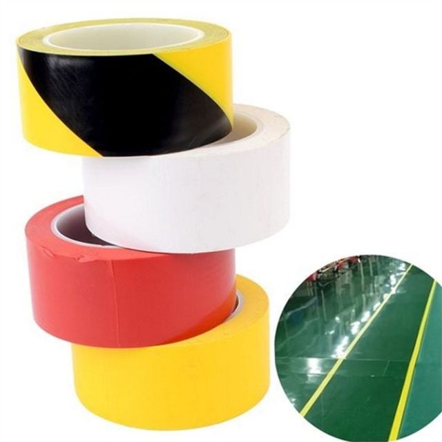 pvc 안전 테이프 안전 라인 테이프 산업용 바닥 주차장 공장 마스킹 마킹