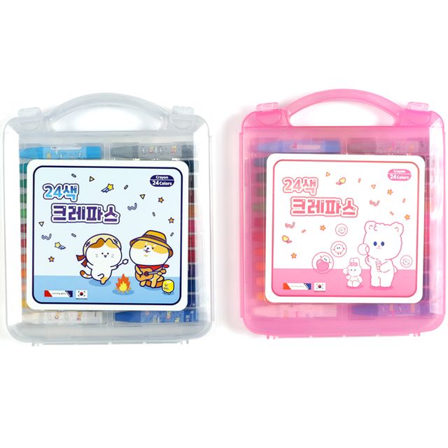 6000 모닝글로리 크레파스 24색 - 생생한 색상, 부드러운 발색
