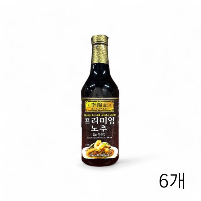 이금기 프리미엄 노추 노두유 500ml X 6개 노추간장