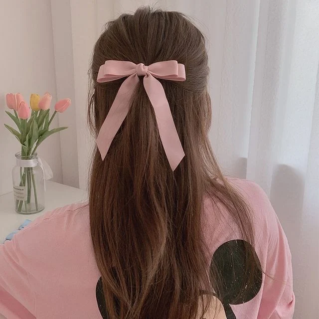골프 리본핀 집게핀, 뒤통수 볼륨 왕리본 머리핀