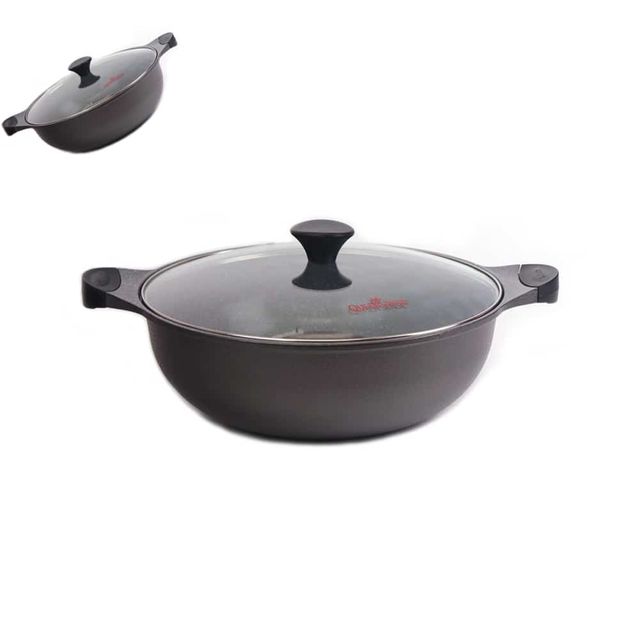 쿡 양수팬 32cm 뚜껑포함 찌개냄비 국냄비 양수웍 전골냄비