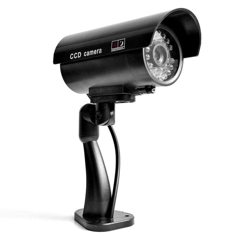 잔솔 모형 CCTV 가짜 감시 카메라 - 범죄 예방 보안 소품