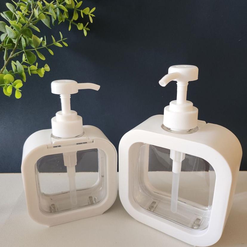 펌핑 용기 500ml 디스펜서 - 샴푸 및 주방세제 리필통