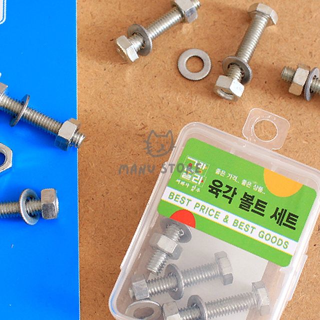 철물피스 철물용품 8p 육각볼트 30x6mm
