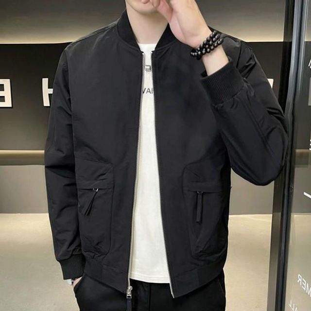 남성 점퍼 블루종 남성아우터 블루종아우터 루즈핏 루즈핏점퍼 아우터 데일리 모던 데일리재킷 원픽