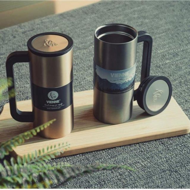 350ml 스텐머그컵 보온보냉 테이크아웃컵