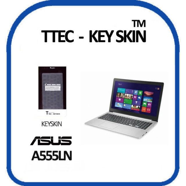 티테크 ASUS A555LN 전용 키스킨 - 정밀 몰딩으로 키보드 완벽 맞춤 보호
