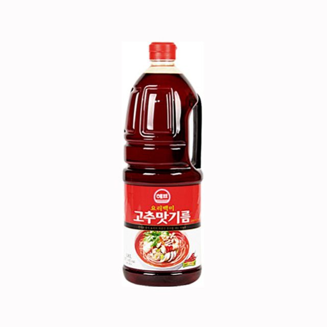 해표 요리백미 고추맛 기름 1.8L 8개입 대용량 박스