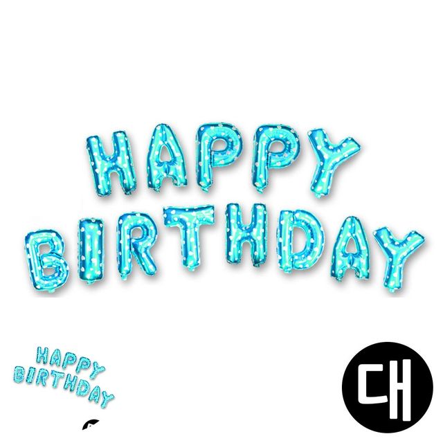 생일글씨풍선 생일파티가렌더 생일 풍선 해피벌스데이 대 블루