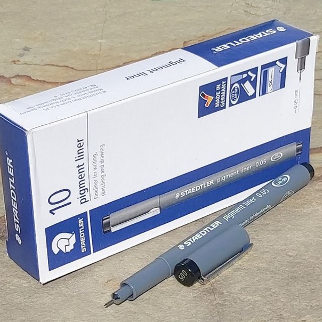 스테들러 피그먼트 라이너 0.05mm 블랙 1다스 12개