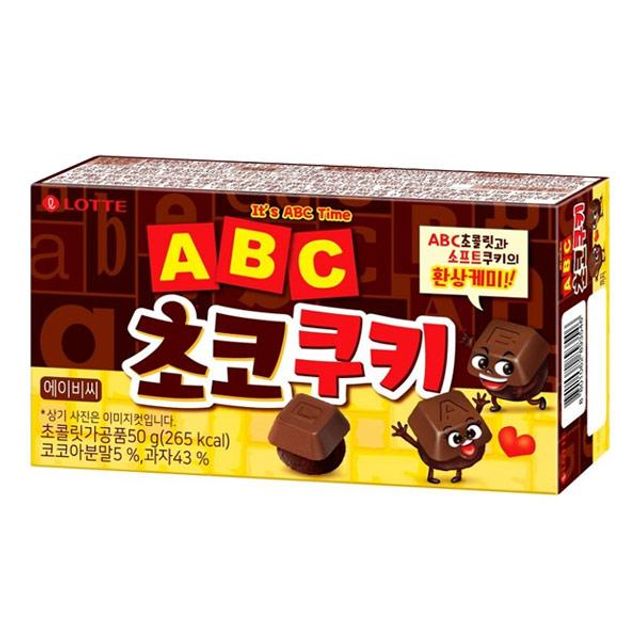 ABC초코쿠키 50g 롯데