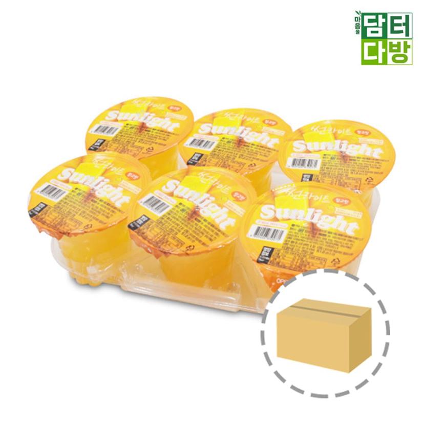 썬라이트 망고맛 푸딩 젤리 180ml 48개입 1박스