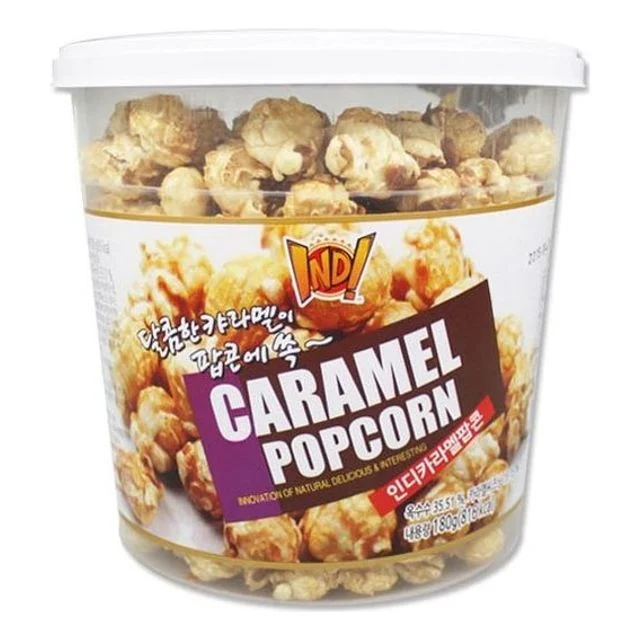 인디팝콘 카라멜 - 고소한 팝콘에 진한 카라멜 코팅의 달콤한 스낵