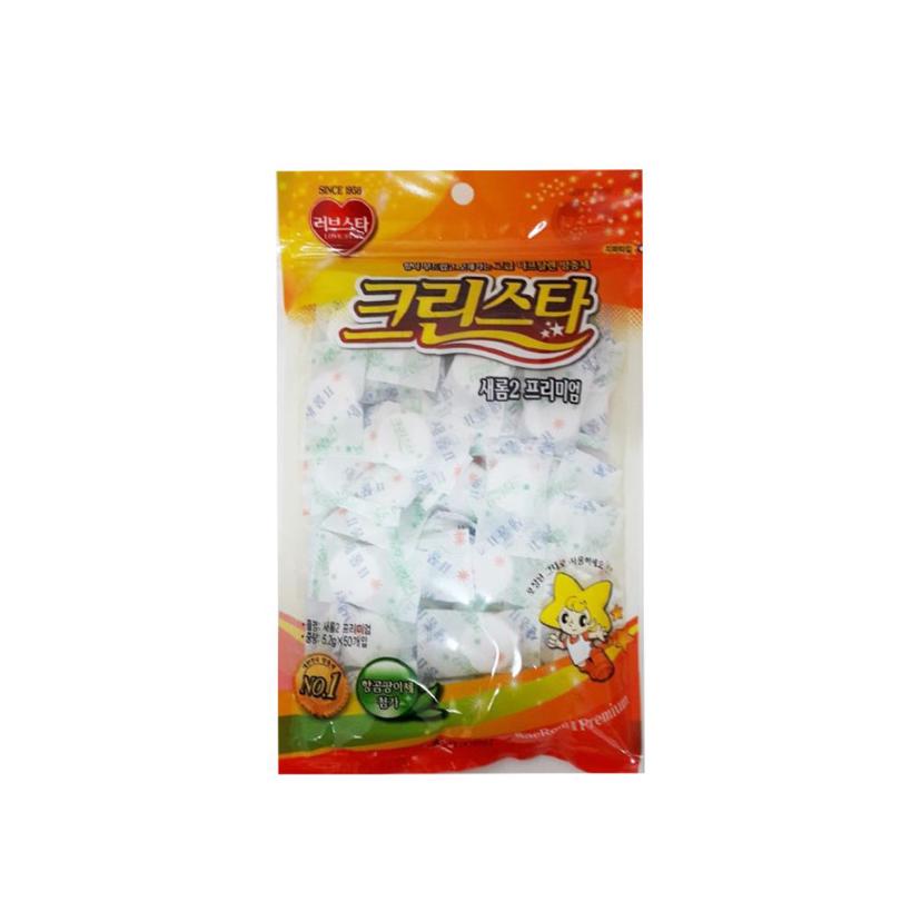 향 나프탈렌 방충제 지퍼락 새롬2 50개 - 옷장 관리