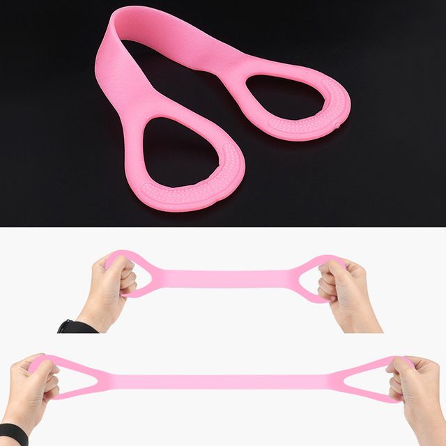 스트레칭 밴드 38cm 핑크 요가 필라테스 근력운동