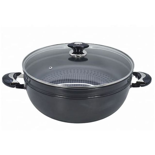 블루밍 경질 찜냄비 32cm 만두 채소 찜요리 다용도
