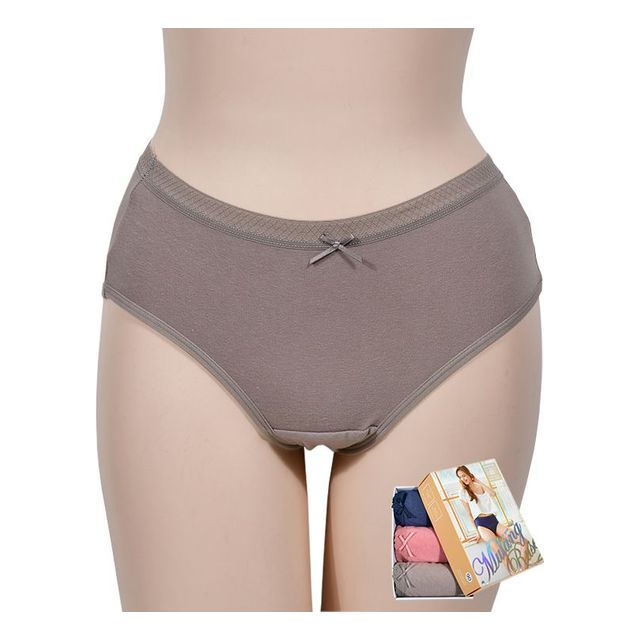 여성 방수포 위생팬티, 뒷라인 넓은 생리용 리본 속바지 3매입