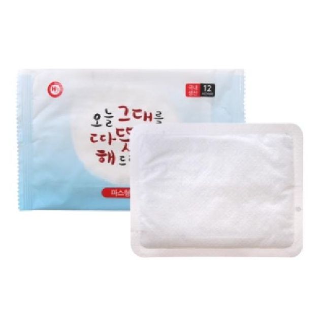 캘리그라피 파스형 붙이는 핫팩 겨울 방한 용품