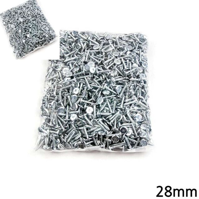 12mm 대두 피스 나사못 4 28mm 500개입 철물 일반못 철못 콘크리트못