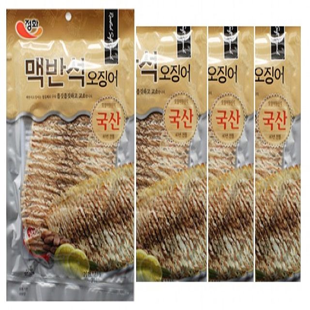 맥반석 오징어 육포 25g X 5개입 쫄깃한 식감 해산물 간식