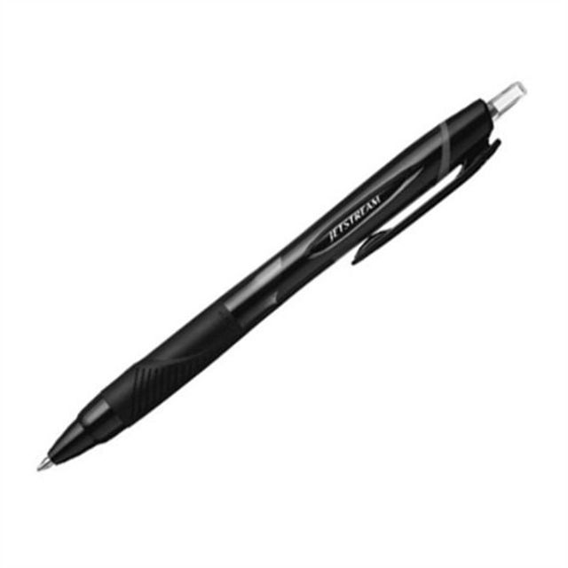 사무용 유성 볼펜 0.7mm, 저마찰 속건성 노크식 필기구