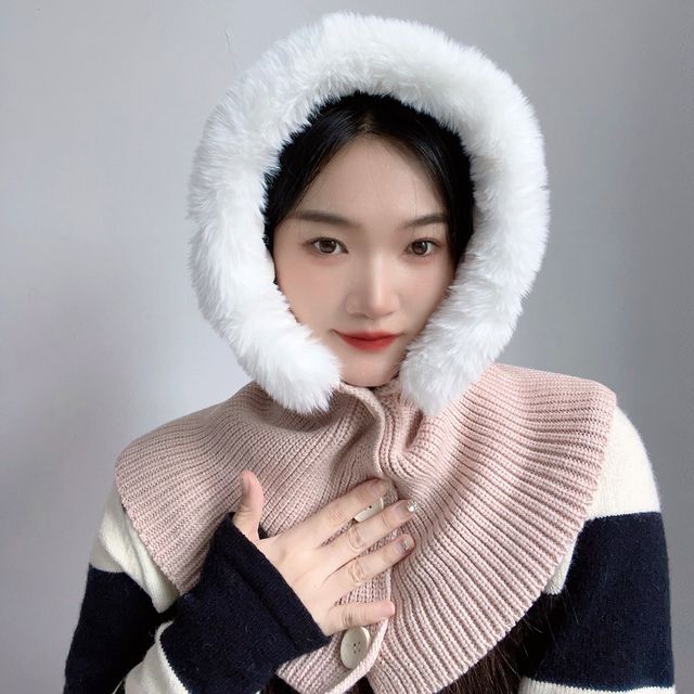 용 보온목 바라클라바 패션넥 여자 니트 넥 겨