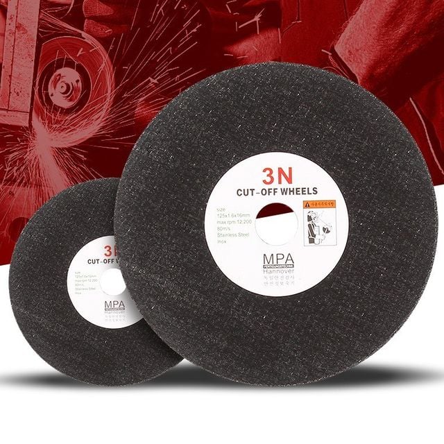 3N 절단석 125mm(10개) 절삭절단기 컷팅날 그라인더날