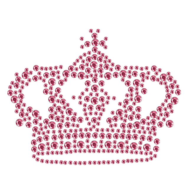 의류리폼 핫픽스 모티브 crown-001 아이론온 패치