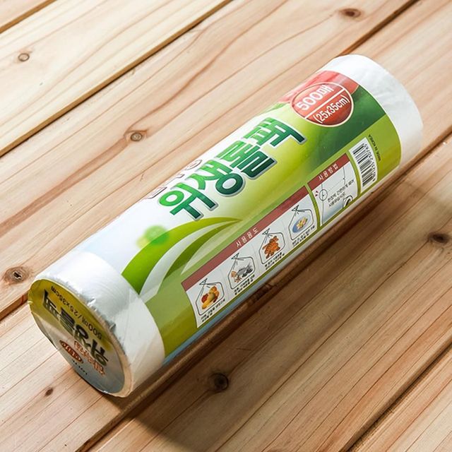 500매 실속형 위생롤팩 25x35cm 지퍼백