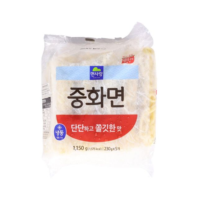 냉동식품 맛있는 중화면 5입 1.15kg 간편 조리 면류