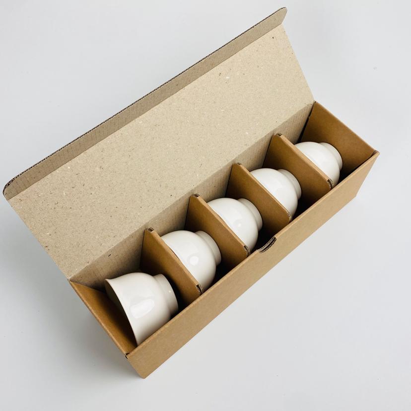 백자 아이보리 술잔 소주잔 찻잔 세트 5P - 70ml