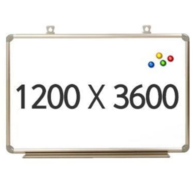 토탈 자석 알미늄 화이트보드 1200X3600 - 대형 사무실 회의용