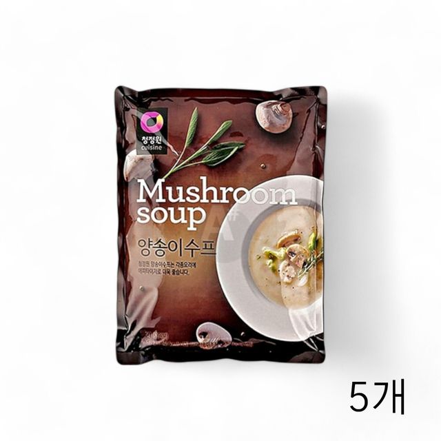 대상 양송이스프 1Kg X 5개 업소용분말 버섯스프