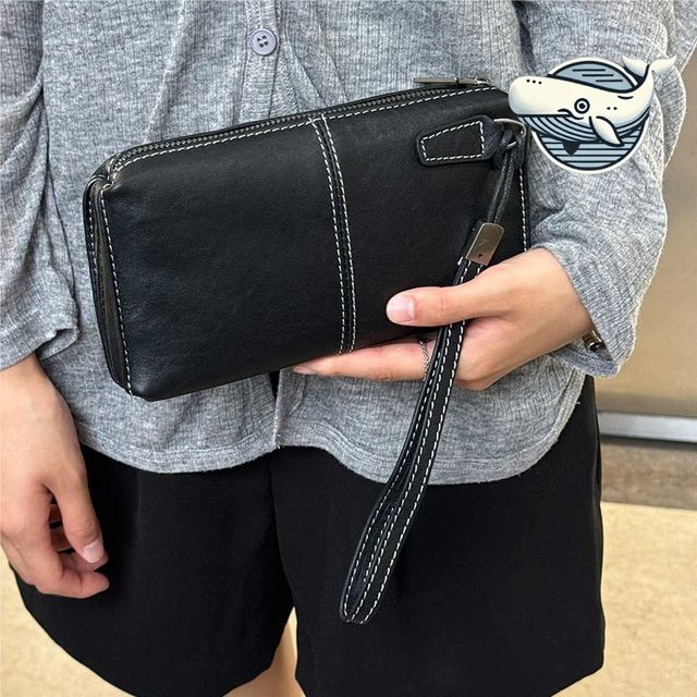 세련된 소가죽 미니 클러치 카드수납 데일리