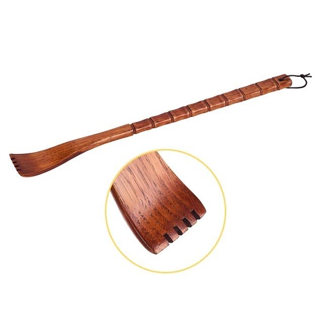 나무 효자손 약48cm 옷칠 목공용 자연재료 손잡이