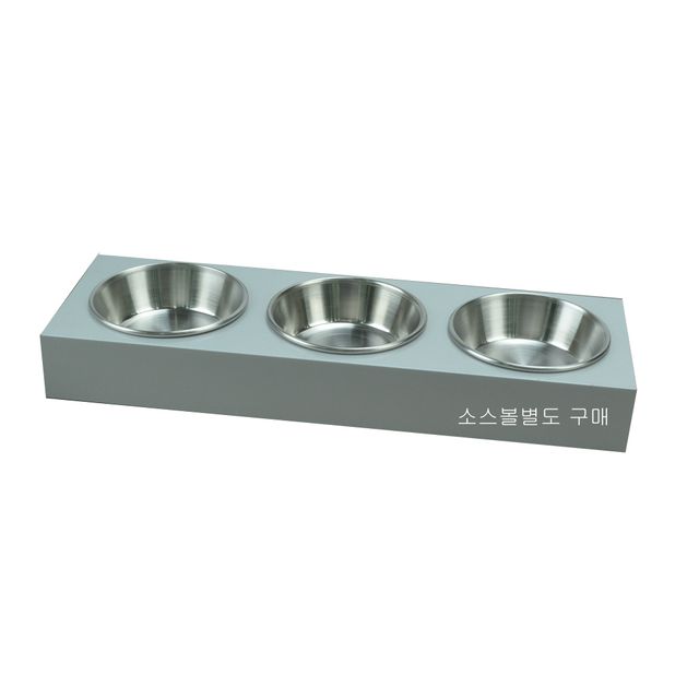 업소용 소스볼 받침대 3구 알루미늄소스볼받침 소스컵