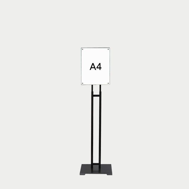 자석식 슬림 사인스탠드 A4 2기둥