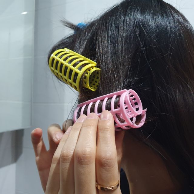 헤어롤 앞머리 왕그루프 5P 볼륨감 있는 스타일링 필수템