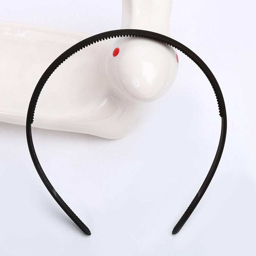 블랙 기본 머리띠 중 8mm - 여성 세안 헤어밴드