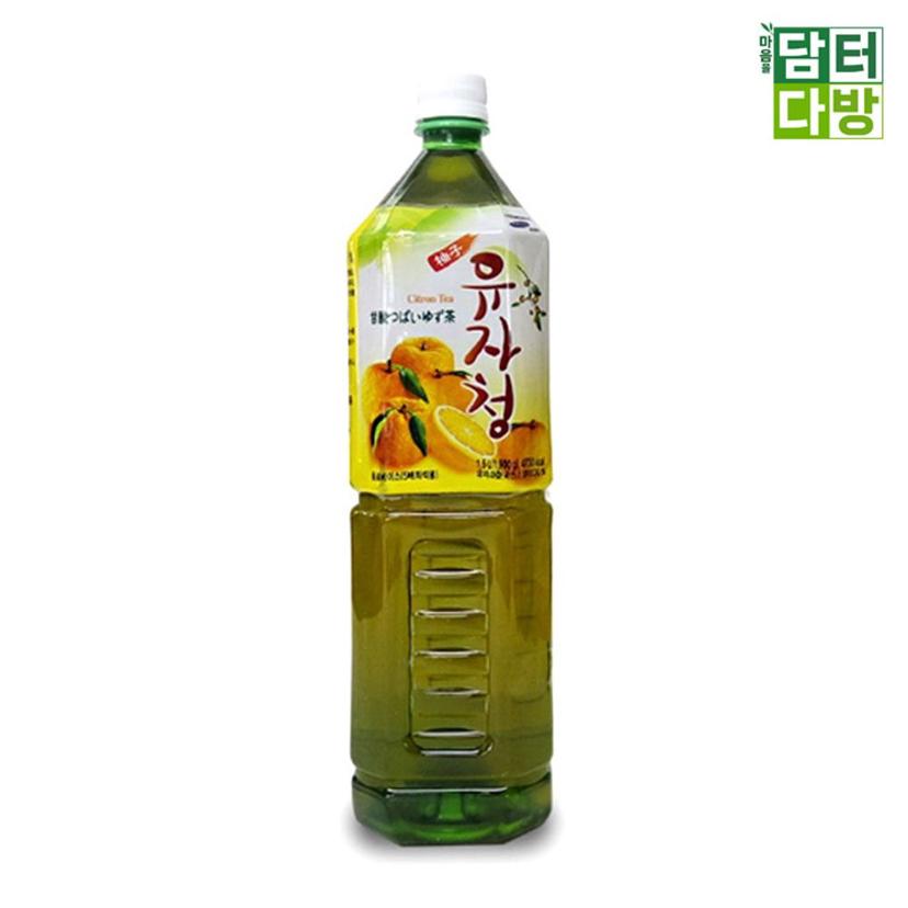 청솔 유자청 원액 1.5L - 깊고 진한 유자차 베이스