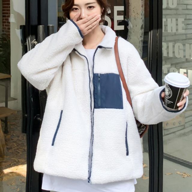 귀여운 코트 데이트 모임 캠퍼스 점퍼 신상 봄 겨울