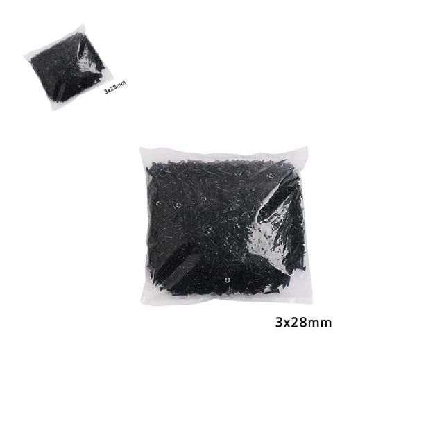 다용도 3mm 피스 나사못 2000개입 길이 28mm 흑색 3mm피스 2000개나사못 28mm나사못 흑색피스