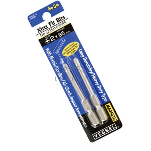 드라이버팁 드릴비트 도금비트날 SGM 162065 2x65MM SGM 162065 1판