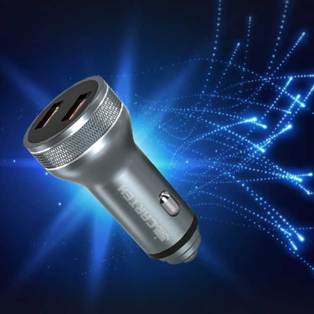 VIP 풀메탈 LED QC 3.0 차량용 초고속 충전기 - 고출력 시가잭
