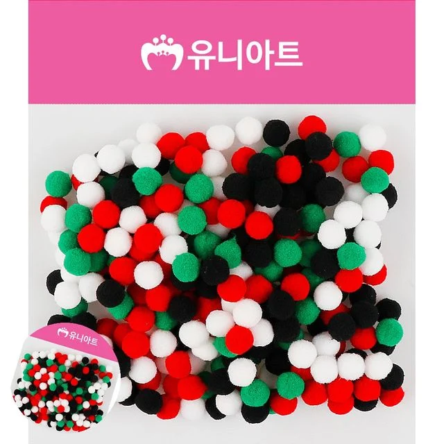털방울 만들기솜 솜사탕 퐁퐁이 15mm 크리스마스