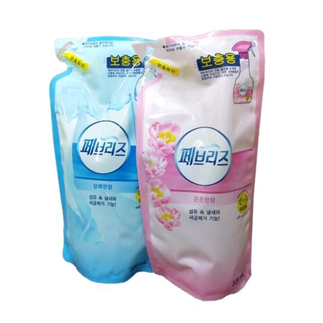 페브리즈 섬유탈취제 320ml 보충용 리필액 세트