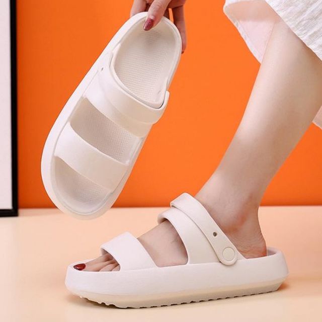 아이보리 샌들 남여공용 슬리퍼 남성 쪼리 여성